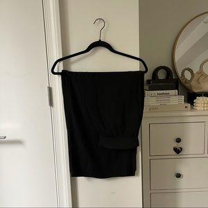 Madewell Huston Pull-On Crop Pants in Black